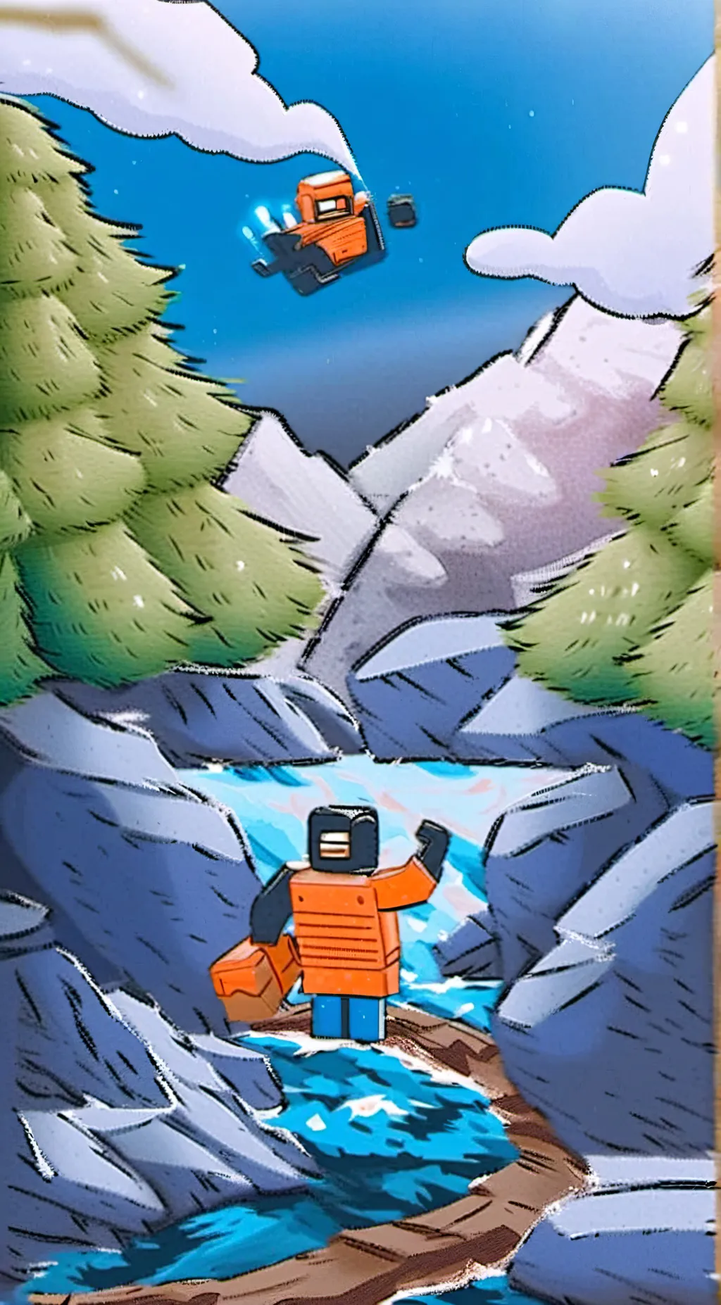 ai character: Roblox player background