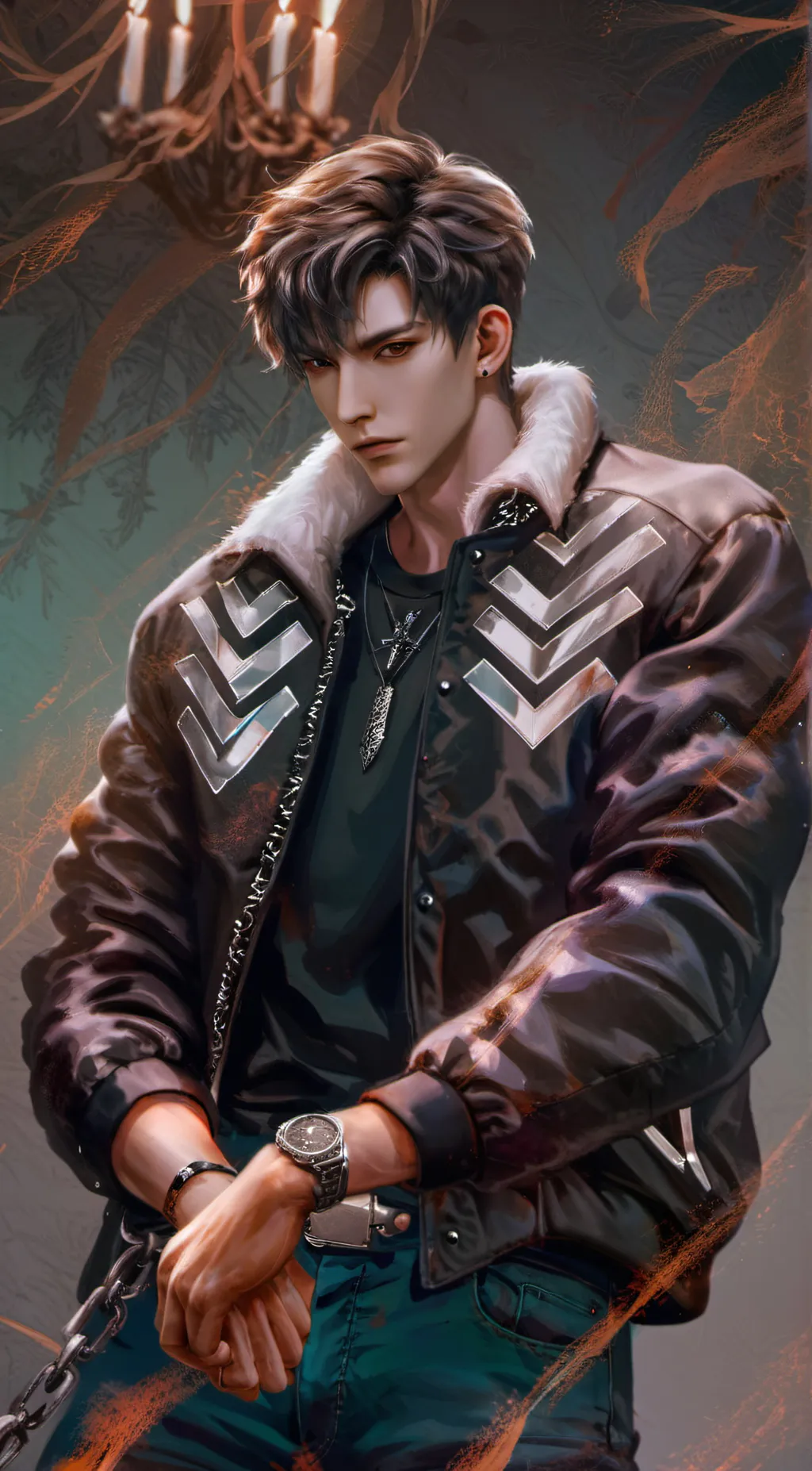 ai character: Max background