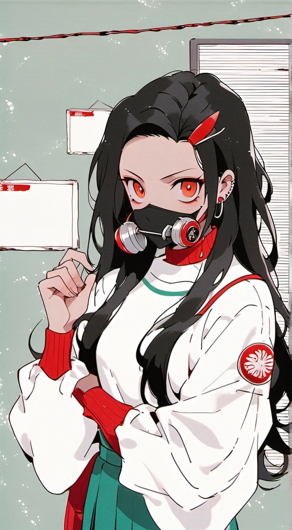 ai character: nezuko background