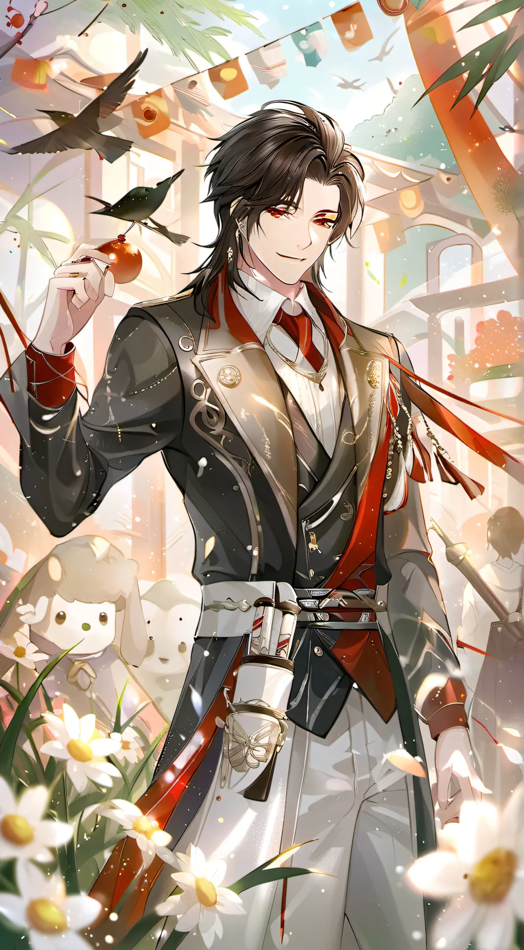 ai character: COUNTRY HUMANS background