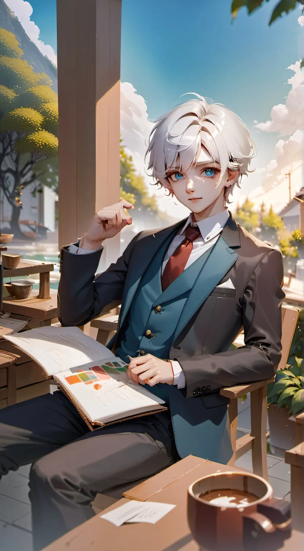 ai character: Liam background