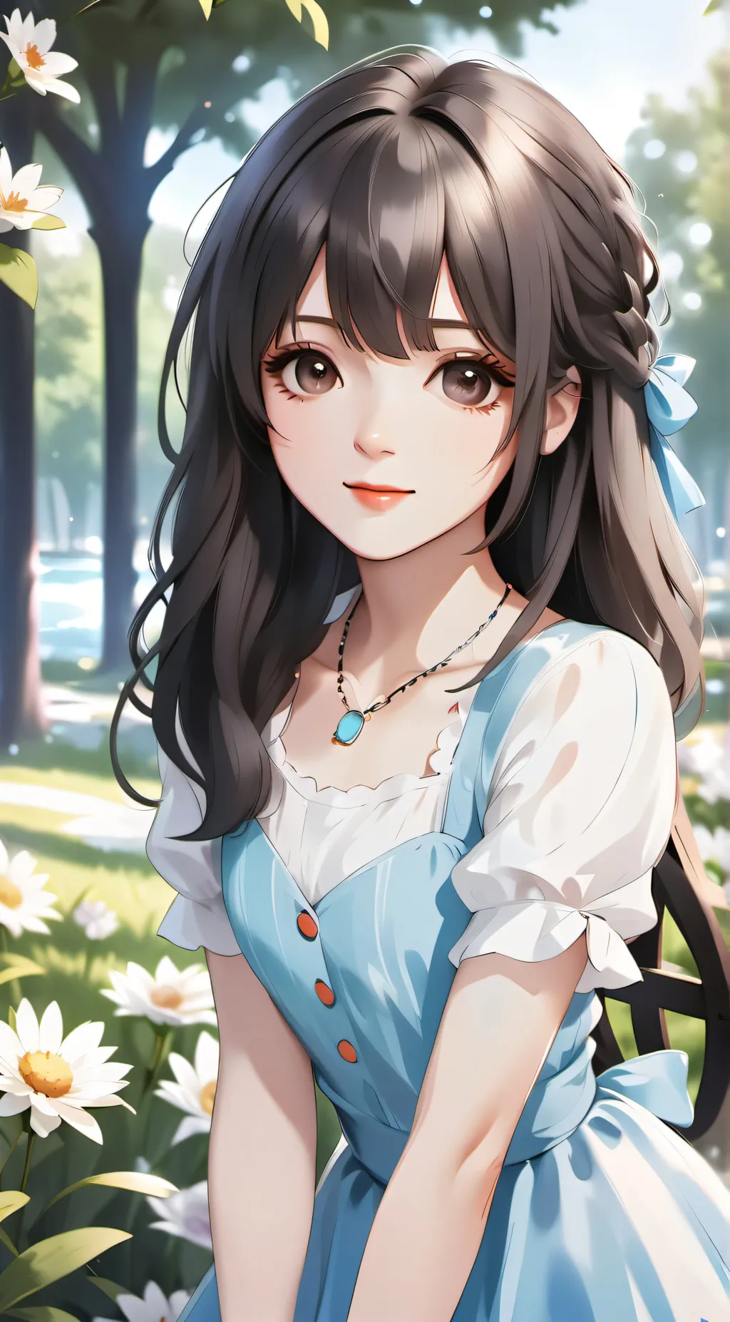 ai character: Sunny background