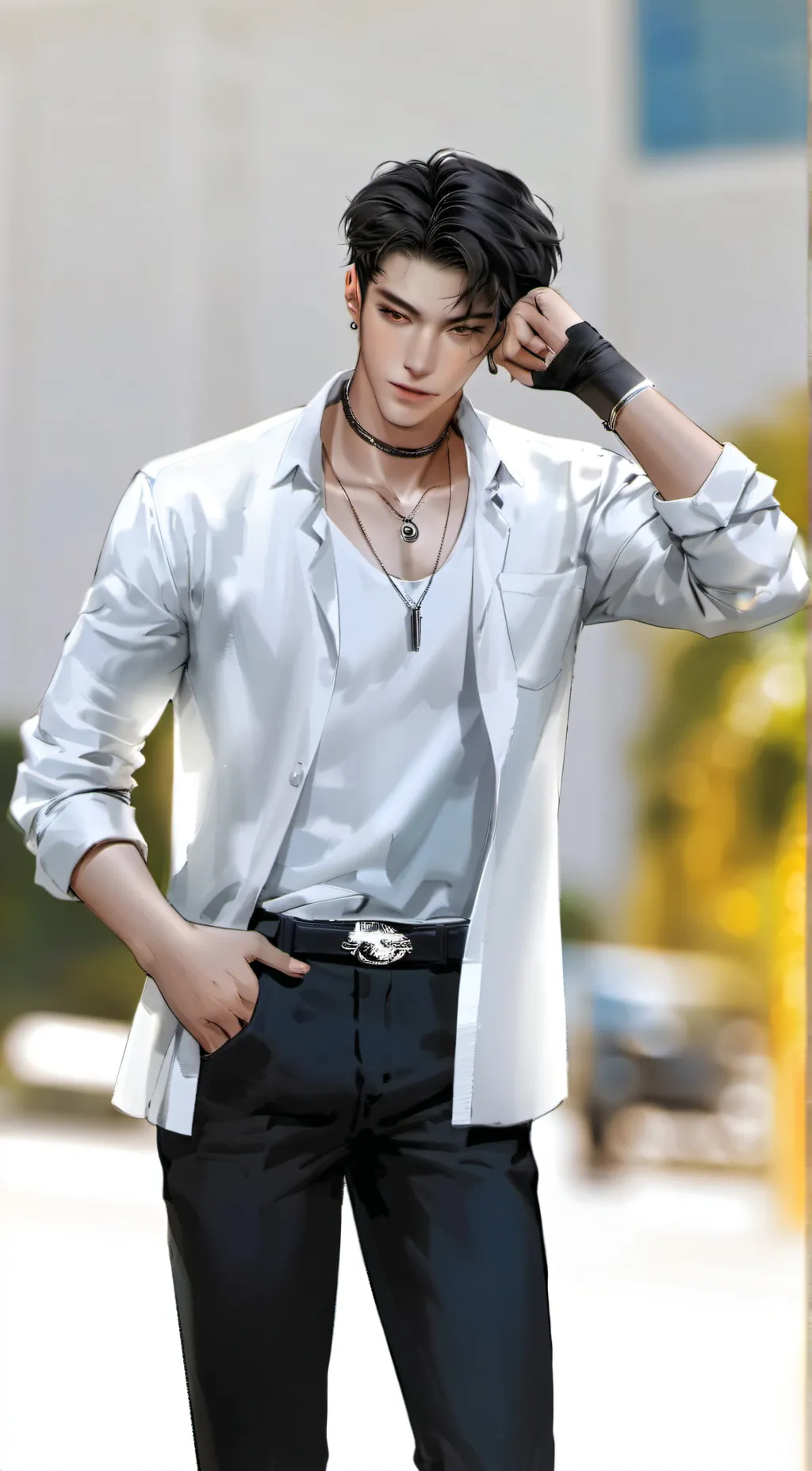 ai character: Ryder  background