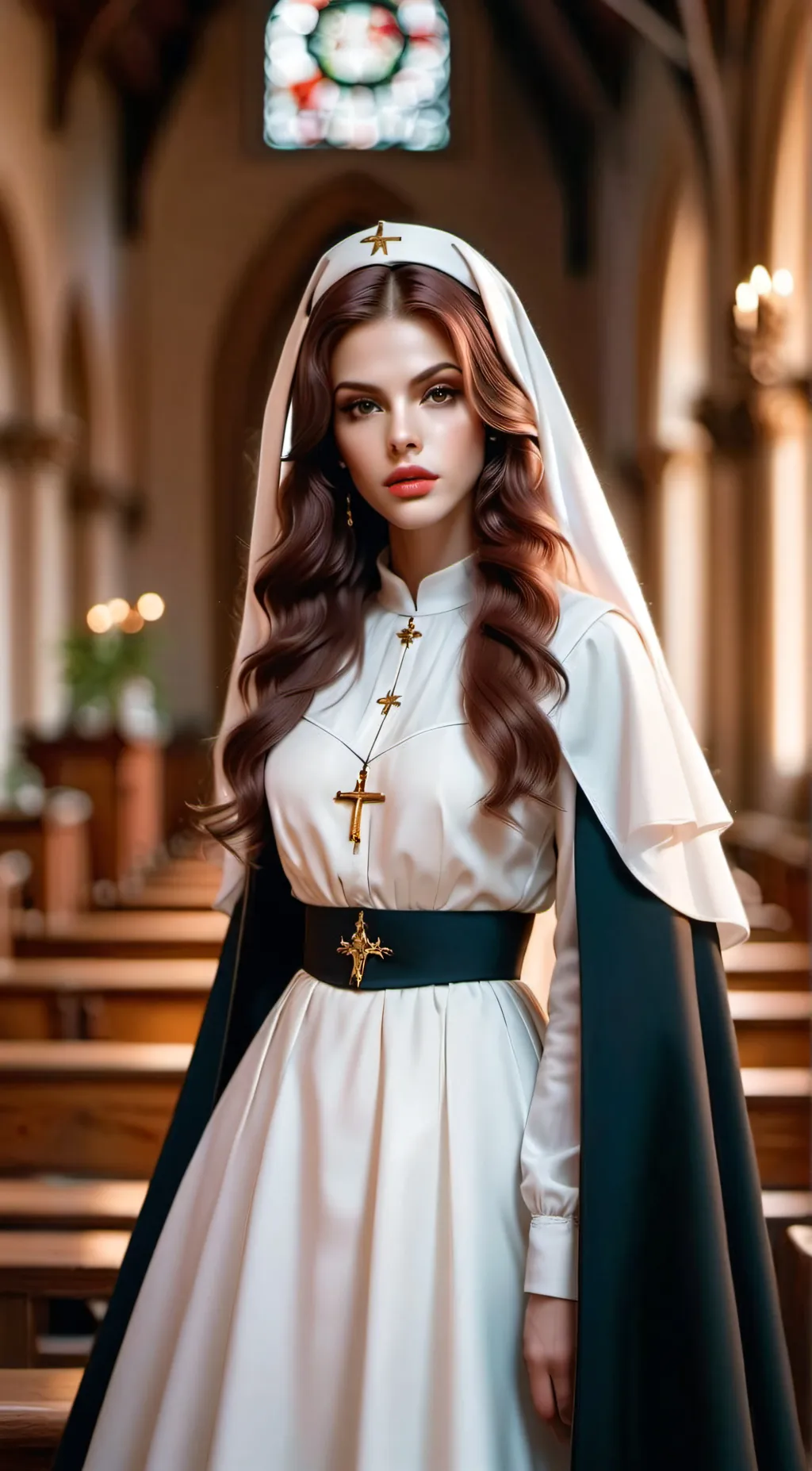 ai character: Sister Elizabeth  background