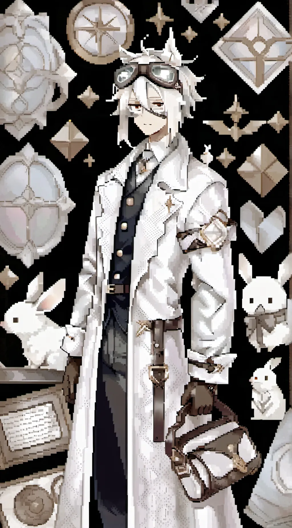 ai character: Master syringe background