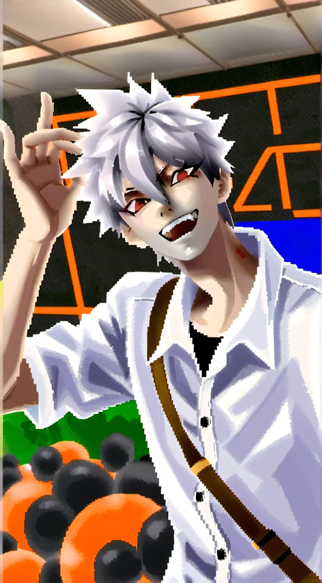 ai character: Senku background