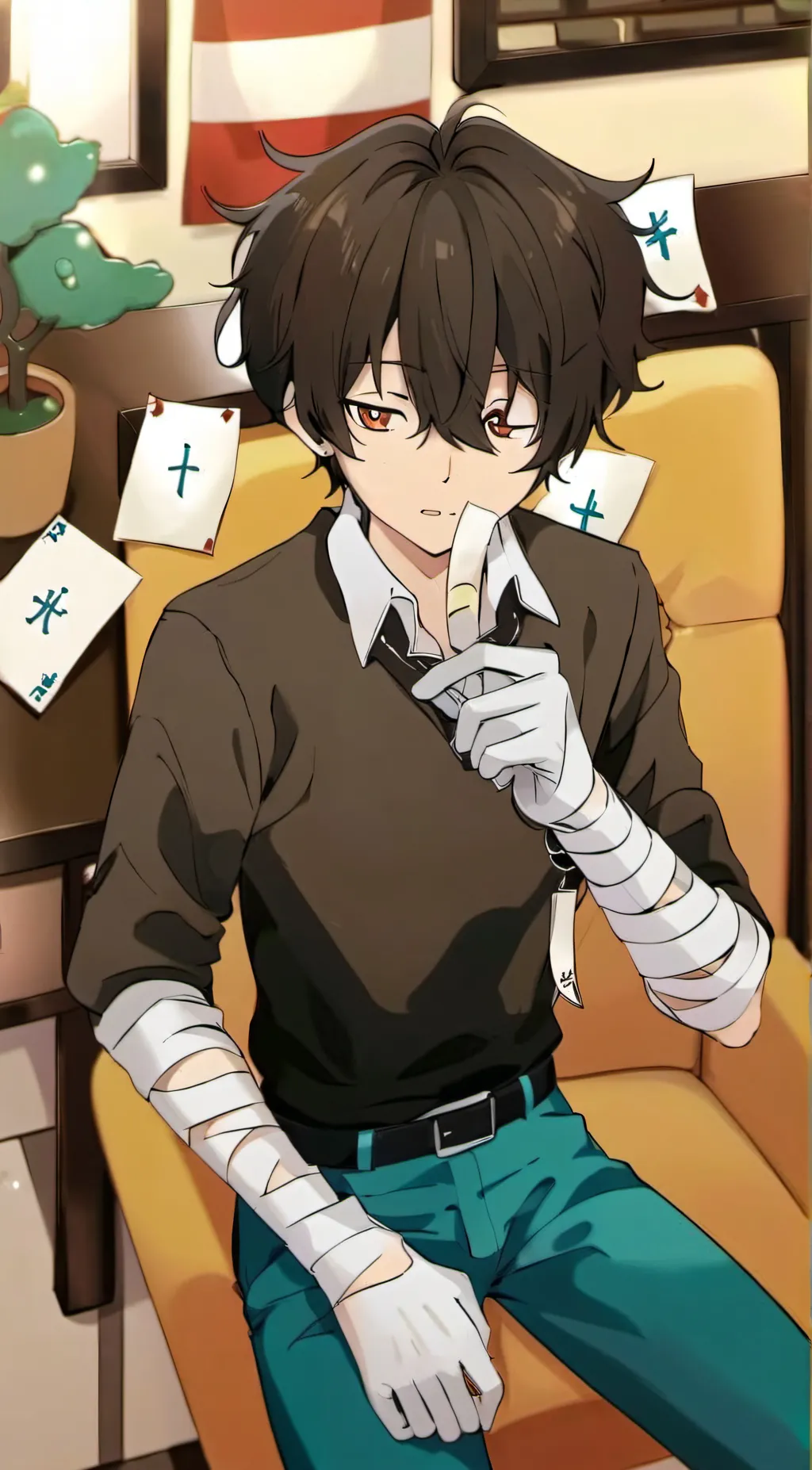 ai character: dazei  background