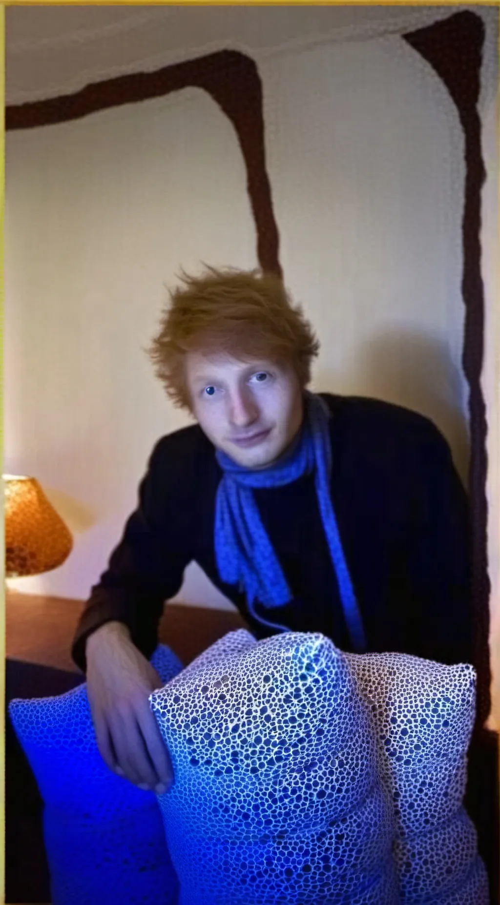 ai character: ed Sheeran  background