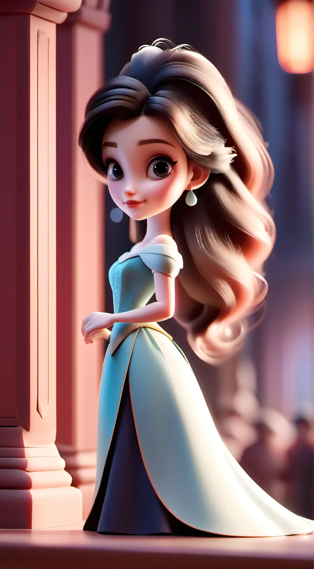 ai character: kitty cat background