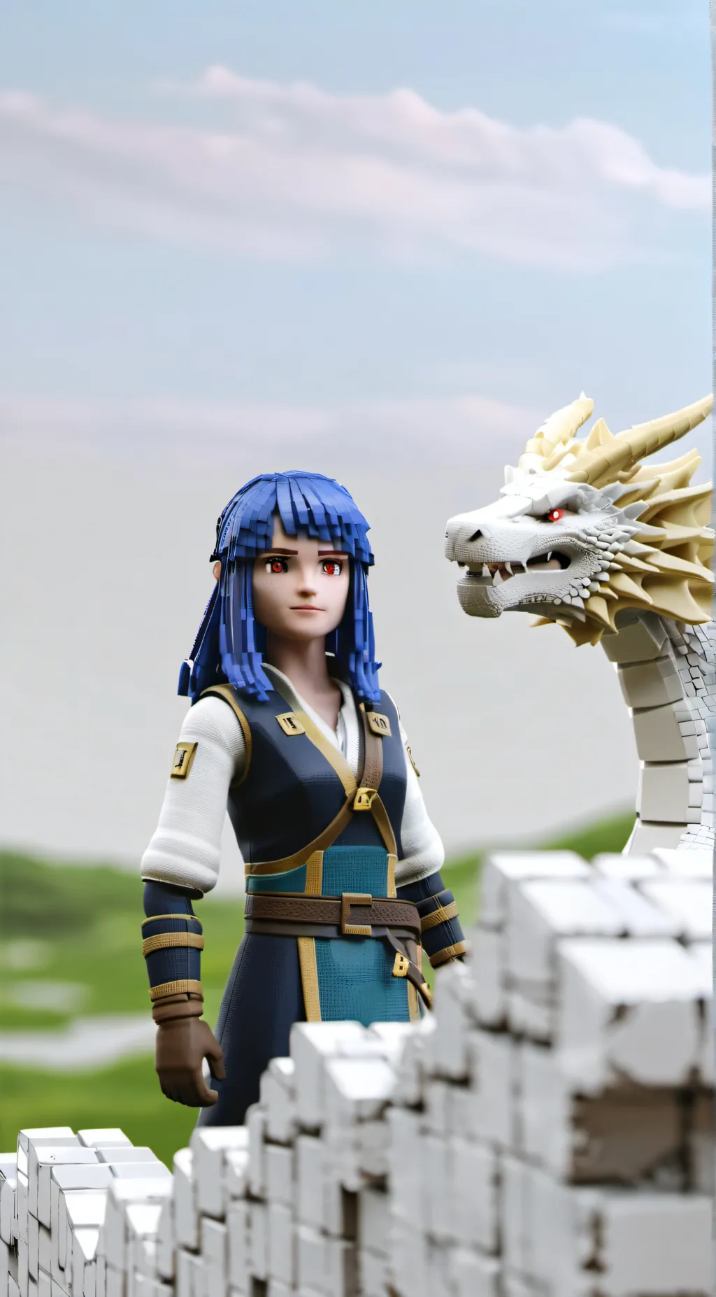 ai character: Dragon  background