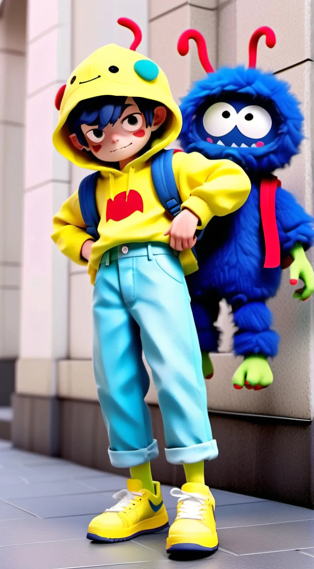 ai character: Poppy playtime background