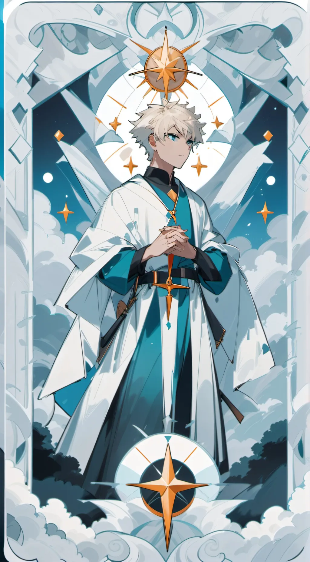 ai character: baby bakugo  background