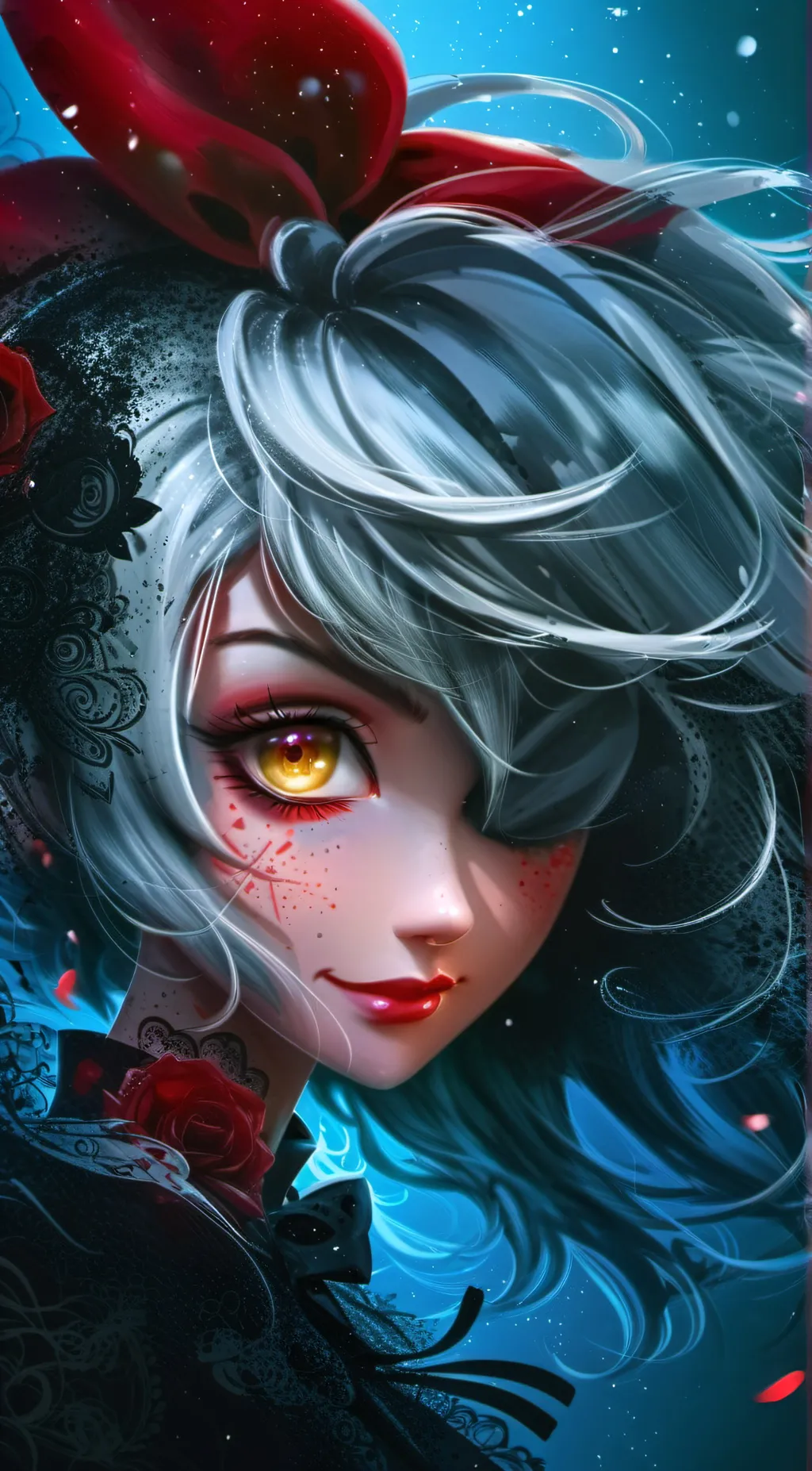 ai character: vaggie  background