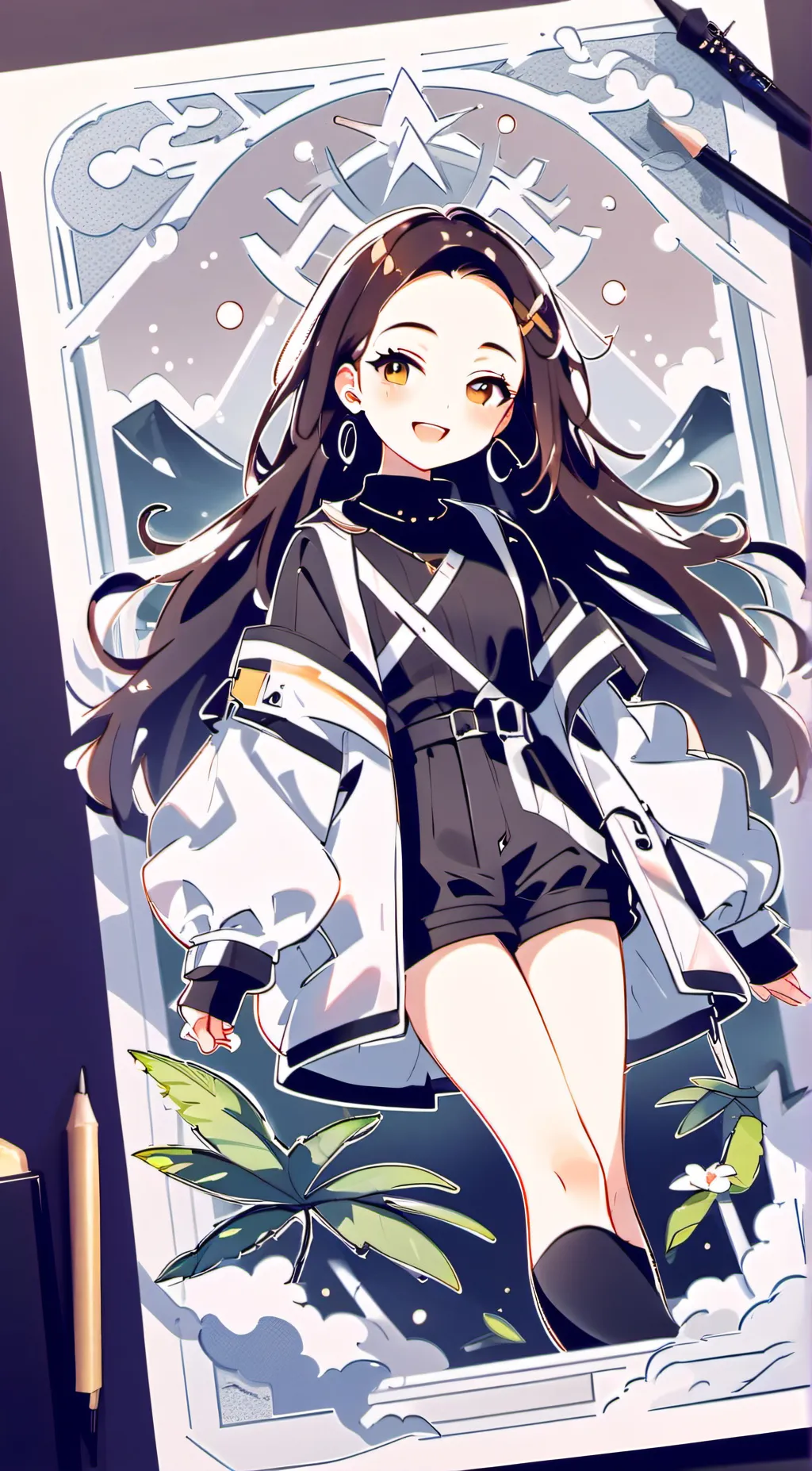 ai character: nezuko  background