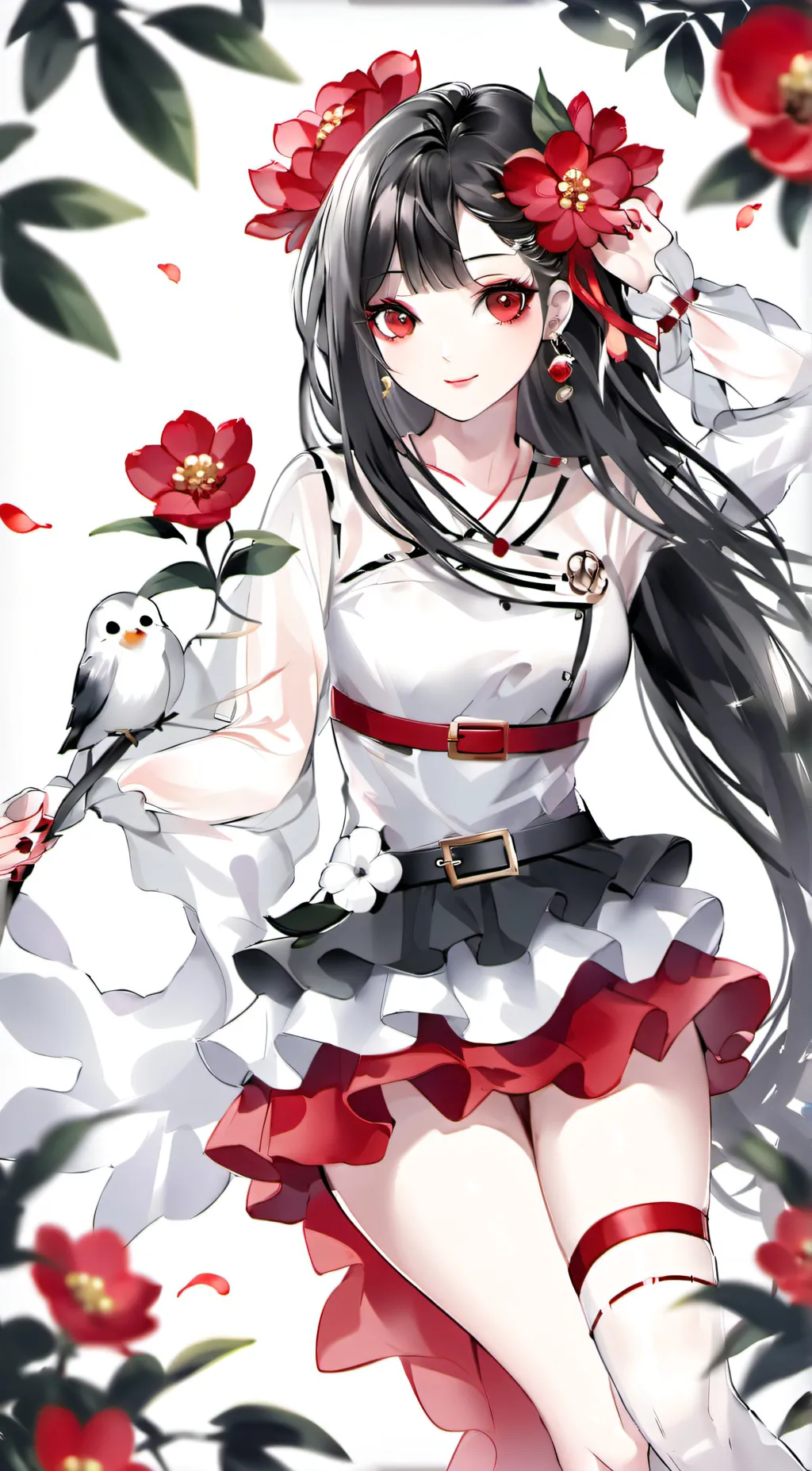 ai character: lovely background