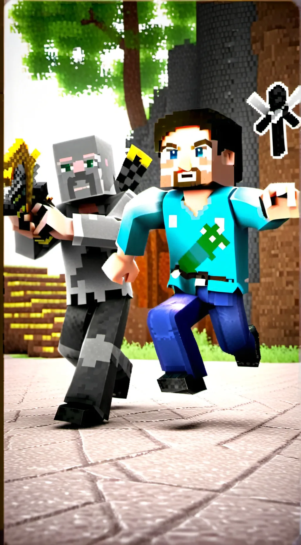 ai character: Steve background