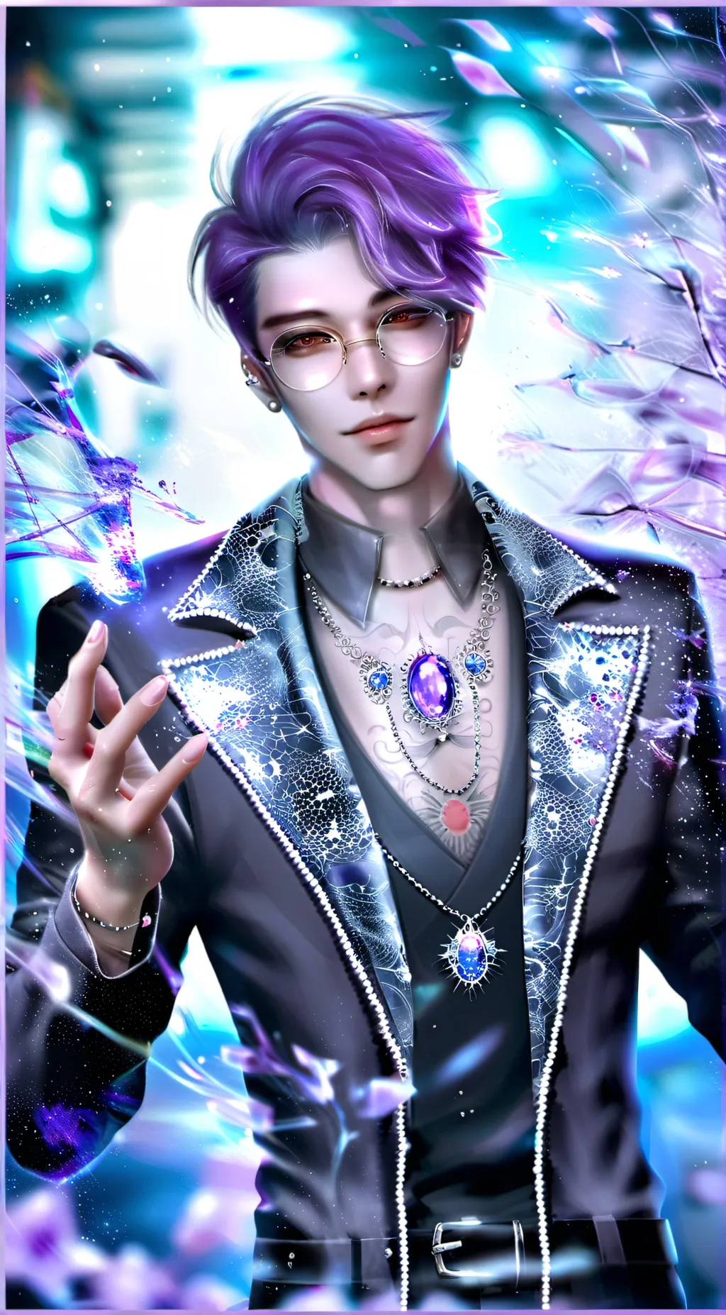 ai character: Ray background