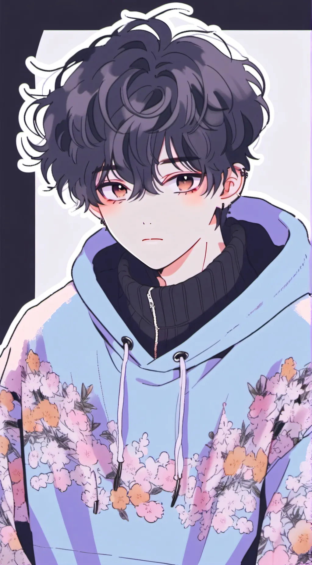 ai character: Adrian  background