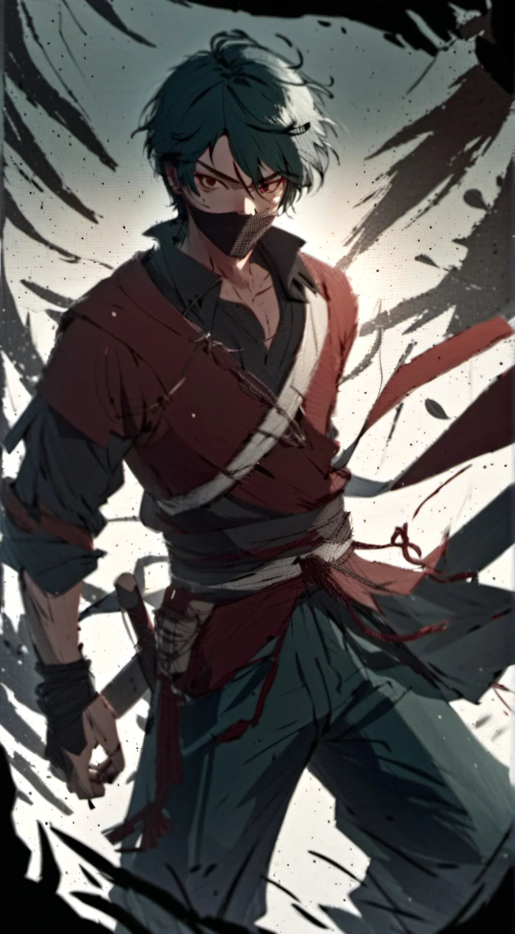 ai character: Zack  background