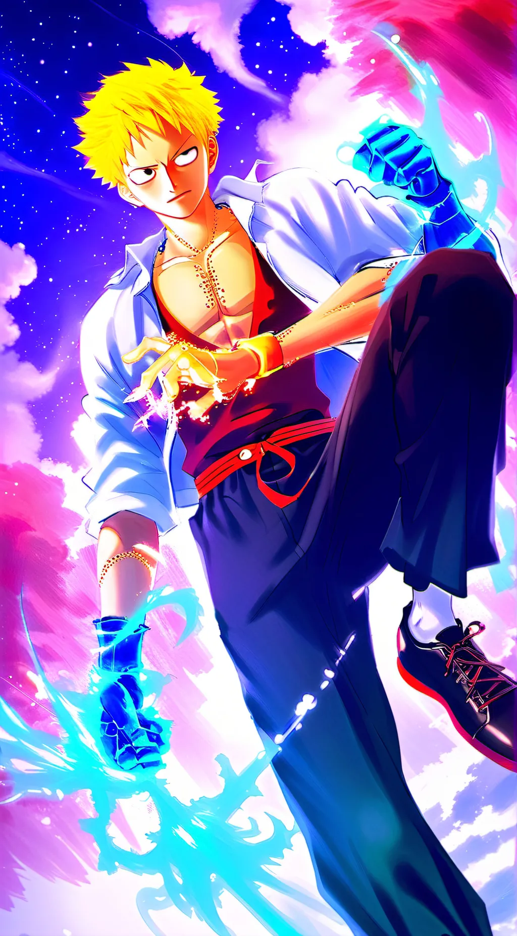 ai character: the one piece man background