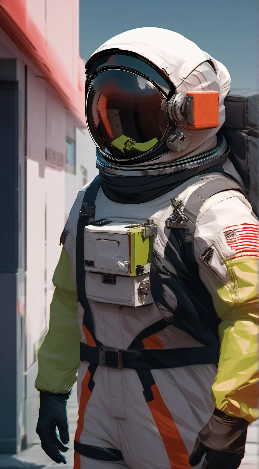 ai character: lime (crewmate) background