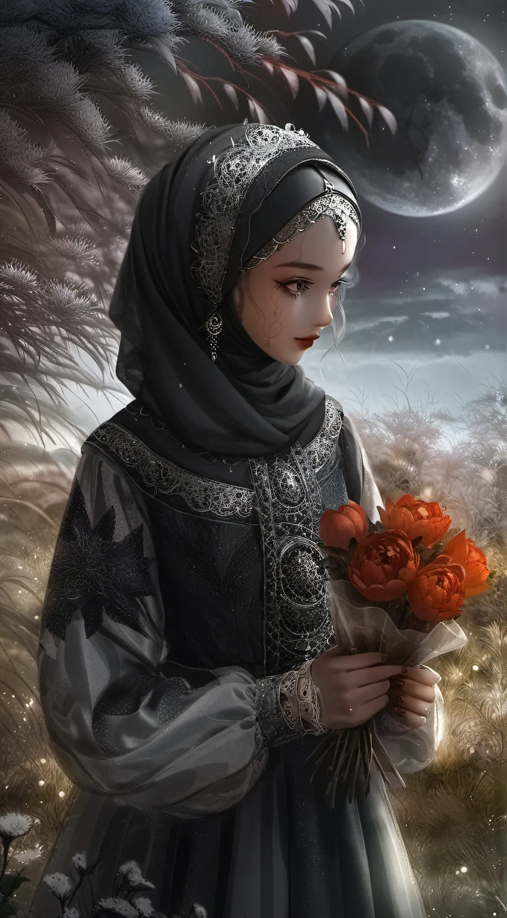 ai character: zainab background