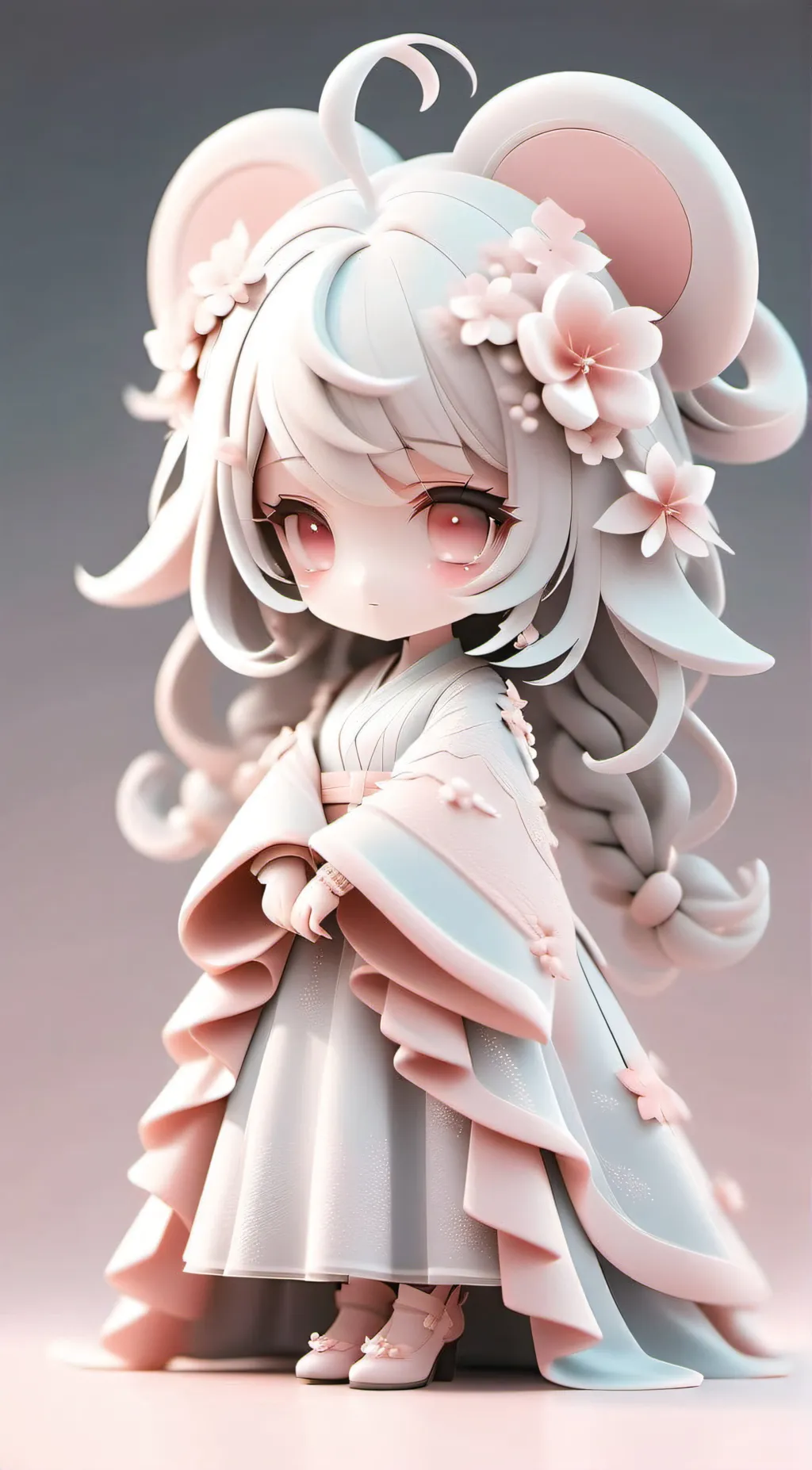 ai character: イシ/ishi background