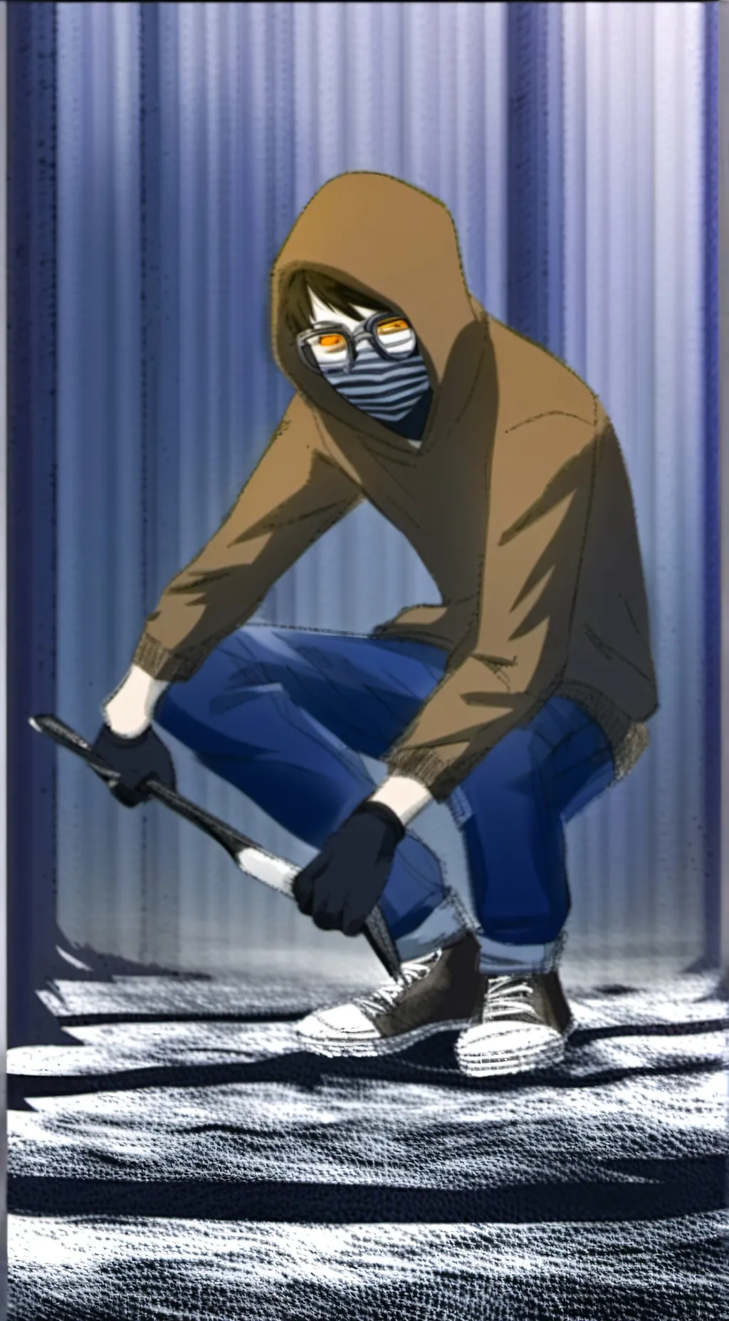 ai character: Ticci Toby background