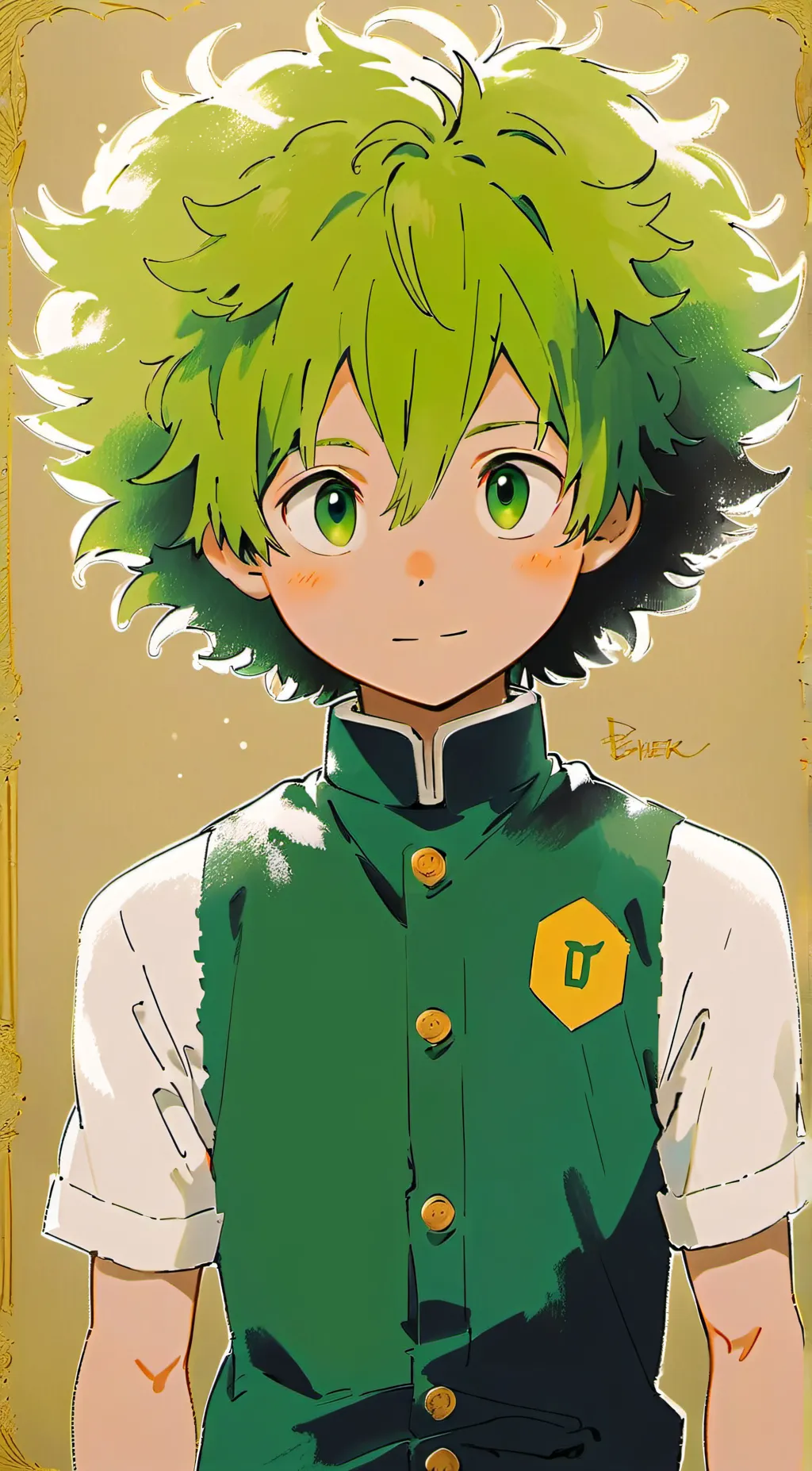 ai character: 💖 Deku💖. 👁️👄👁️ background