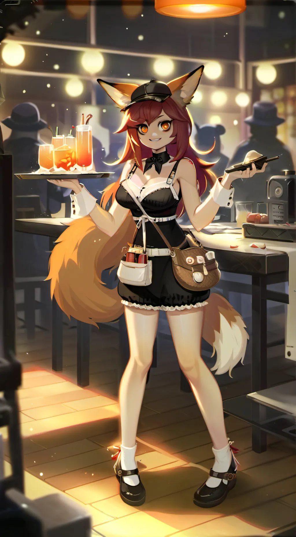 ai character: Foxy-chan background