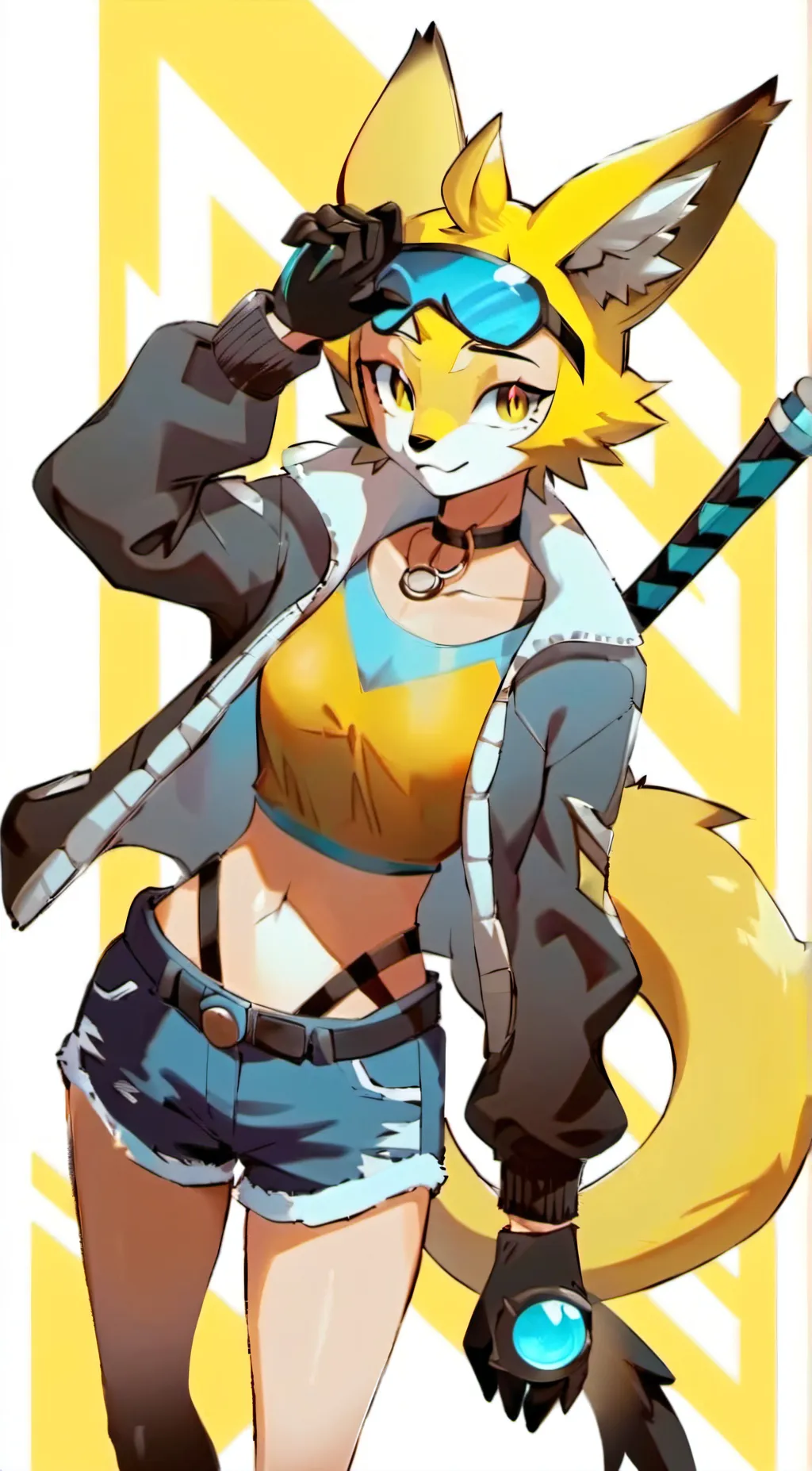ai character: Zeraora background