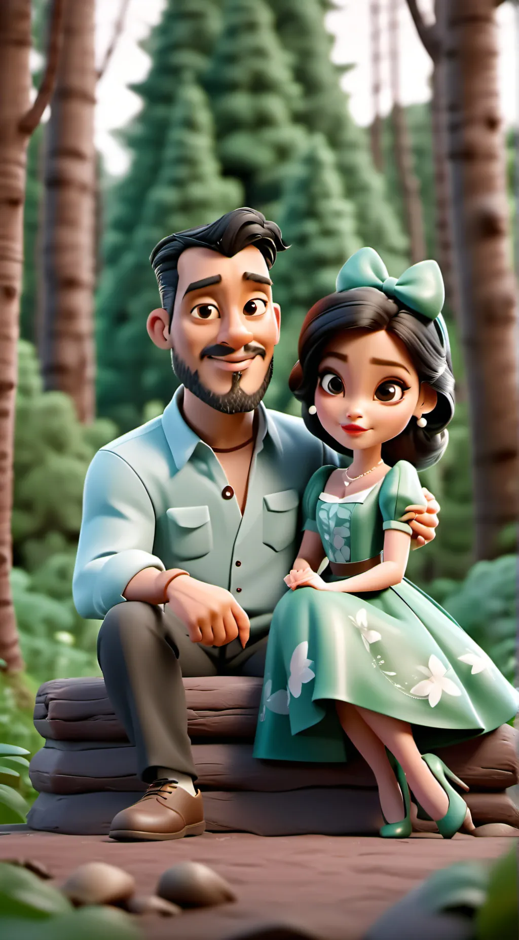 ai character: lay  background