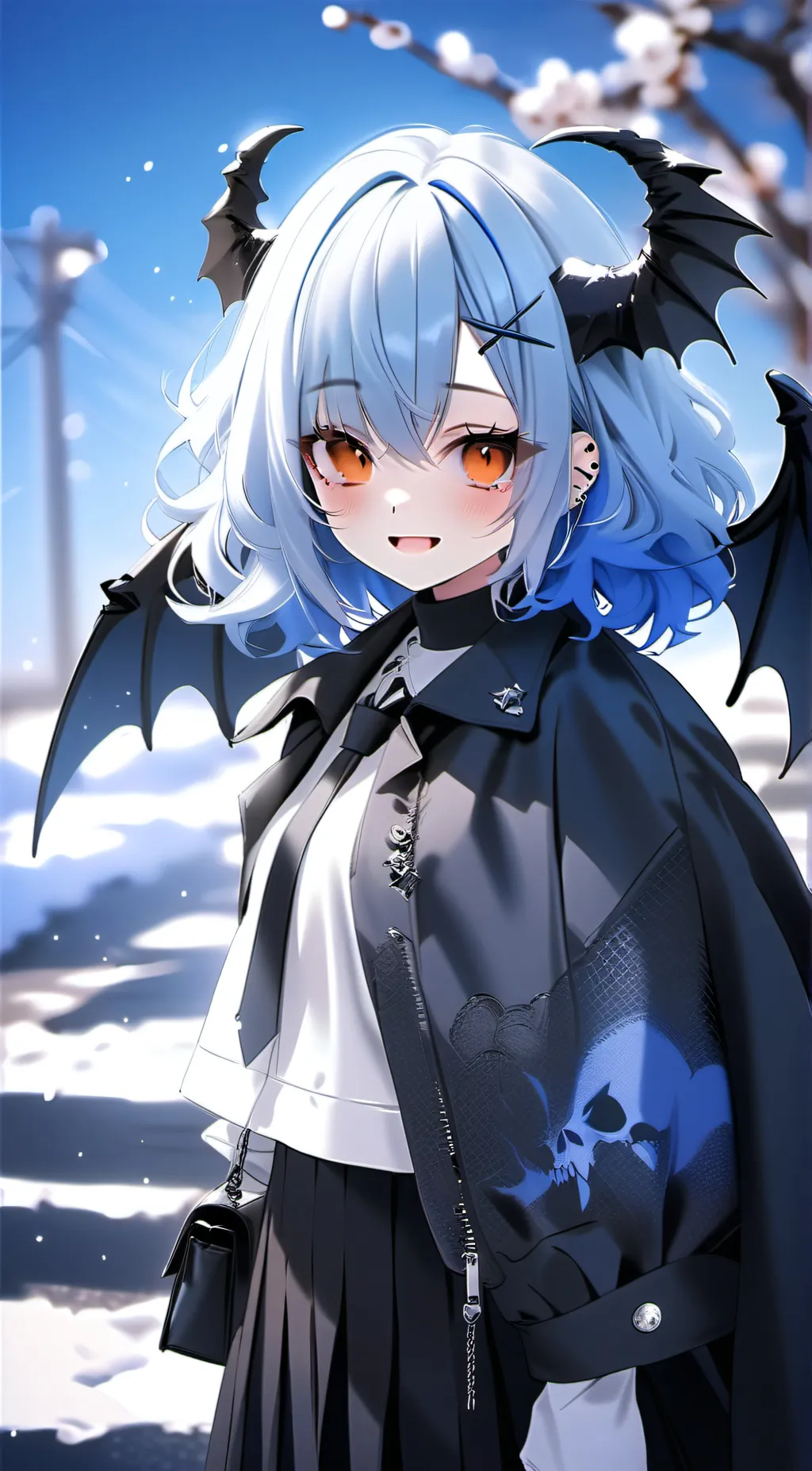 ai character: Dark background