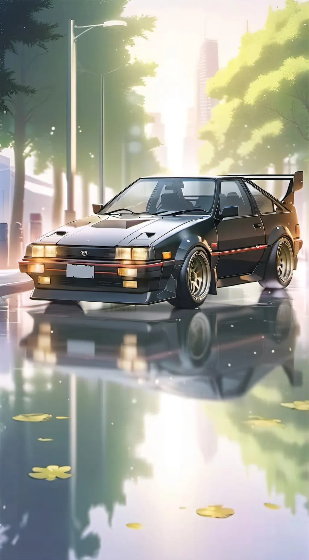 ai character: Car background