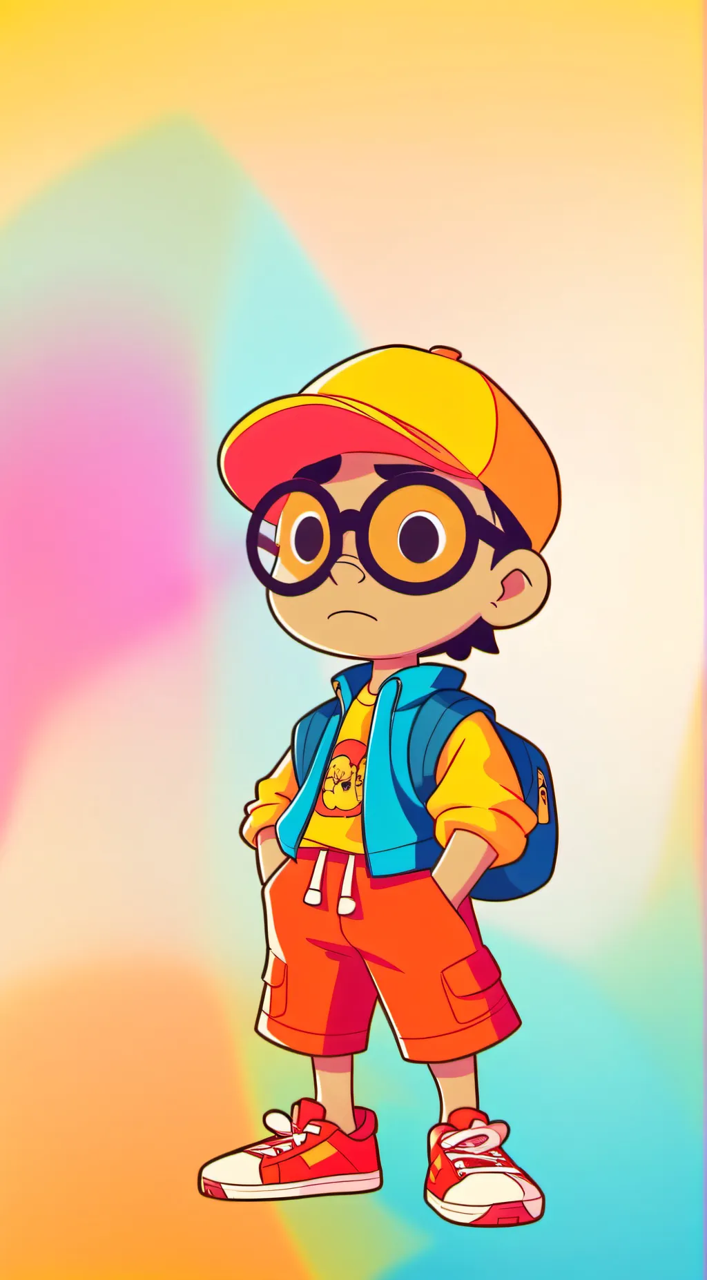 ai character: Kids next-door background