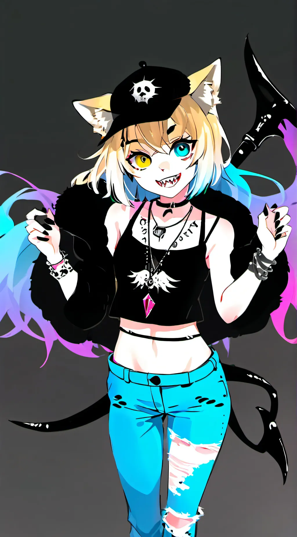 ai character: Sakamakis background