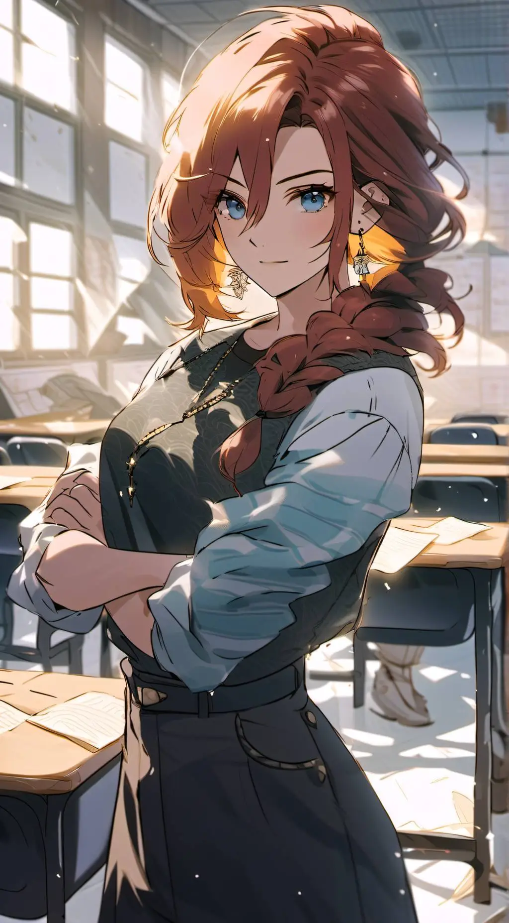 ai character: Emma  background