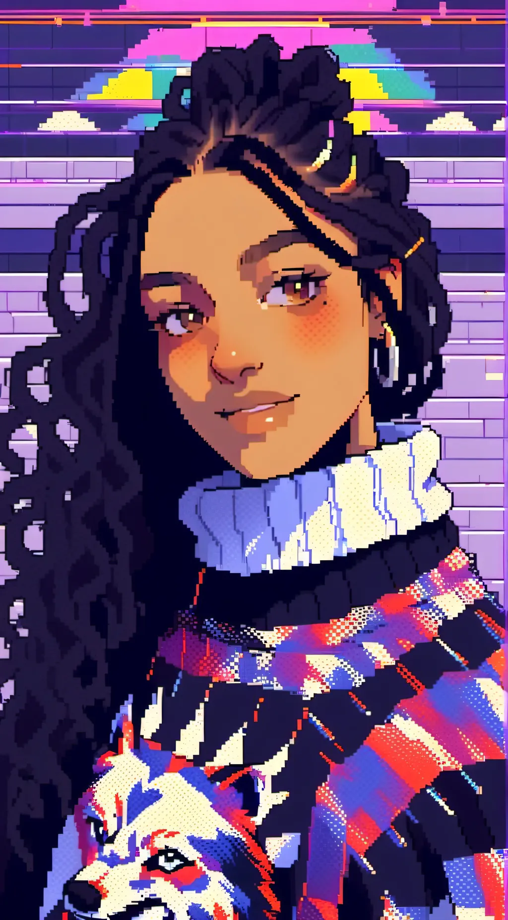 ai character: 𖥸Sally𖥸 background