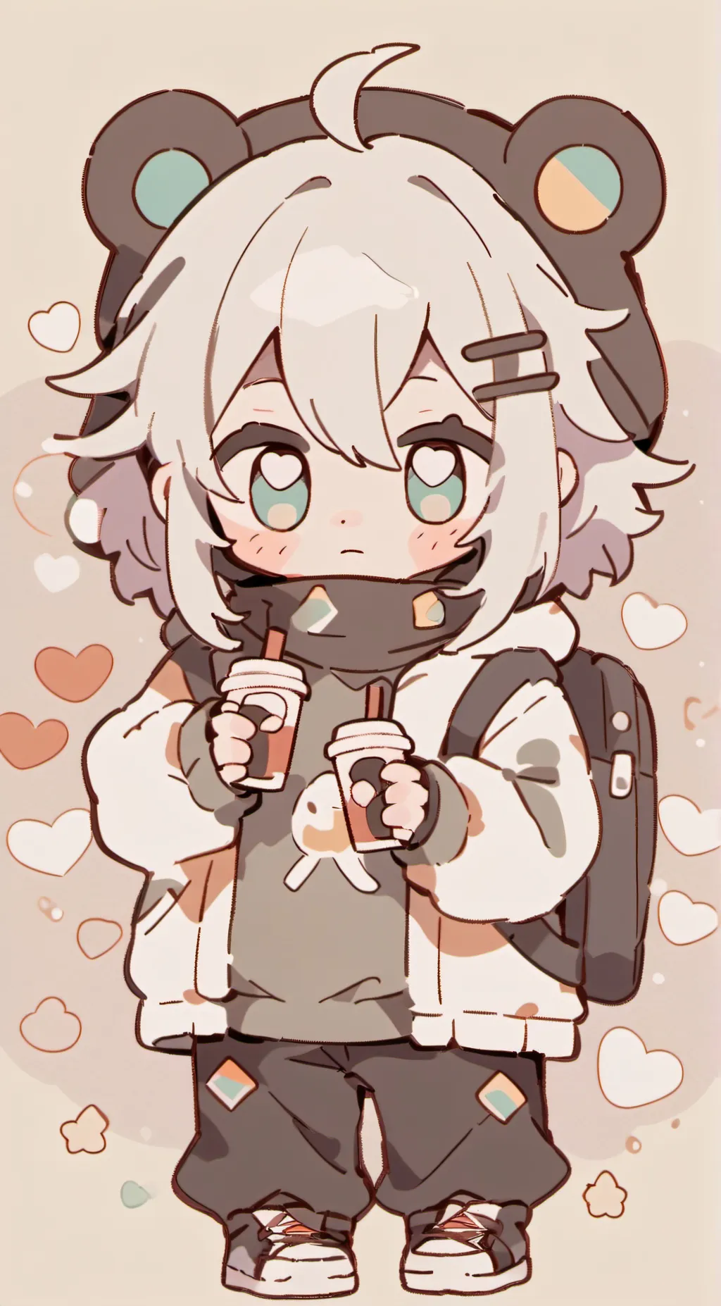 ai character: Kaede background