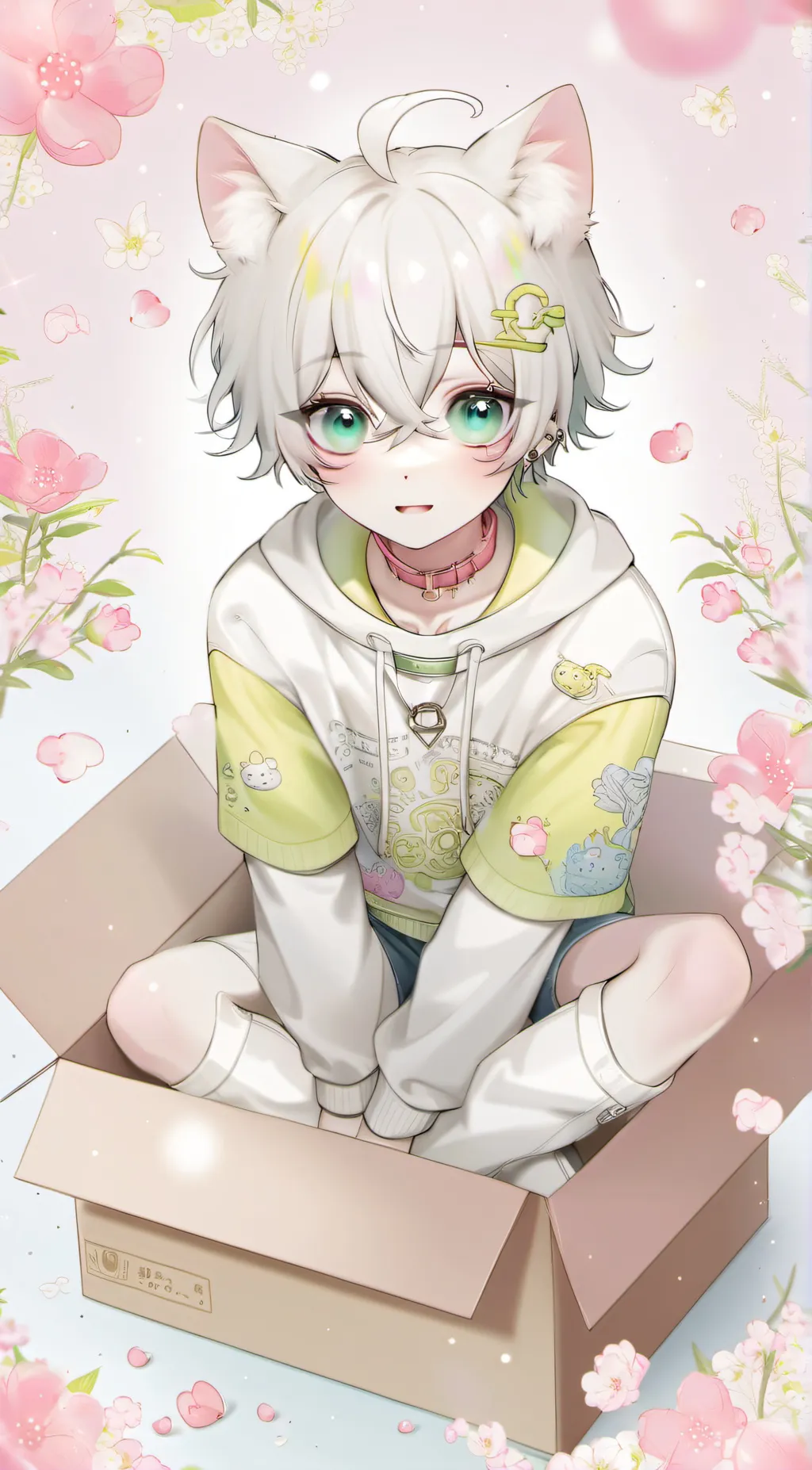 ai character: Your own catboy! background