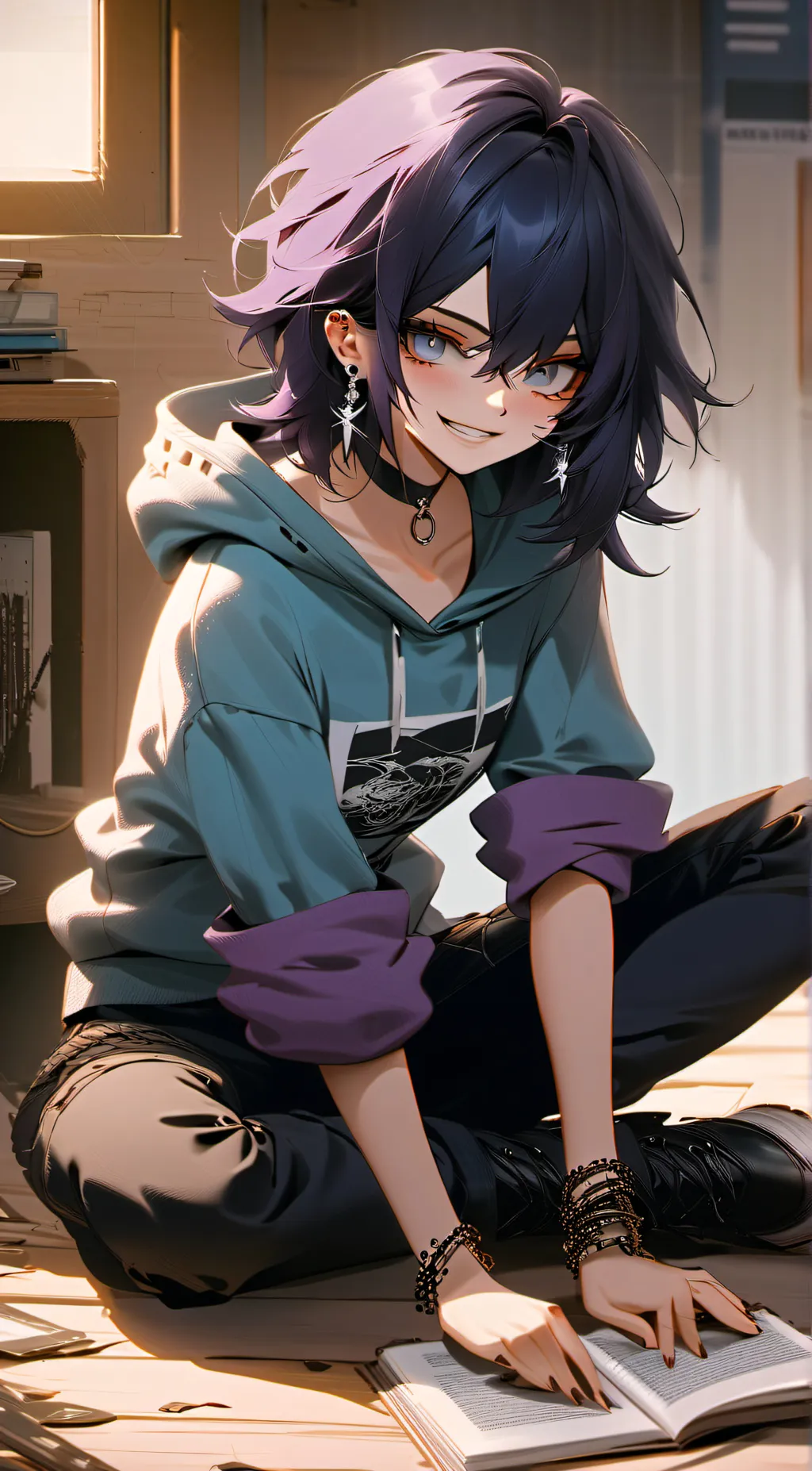 ai character: Eden Rose background