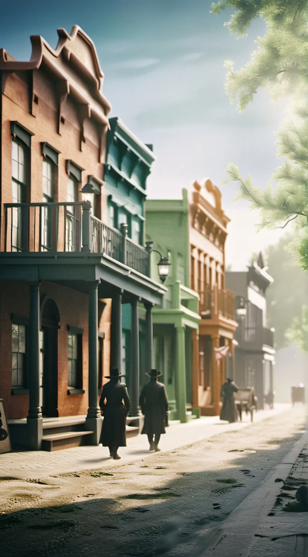 ai character: Wild West  background