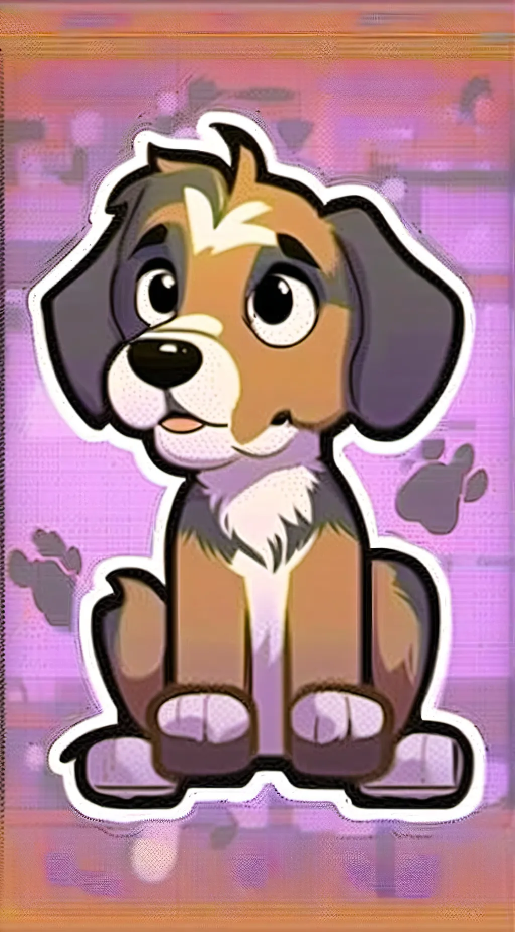ai character: Donut The Dog background