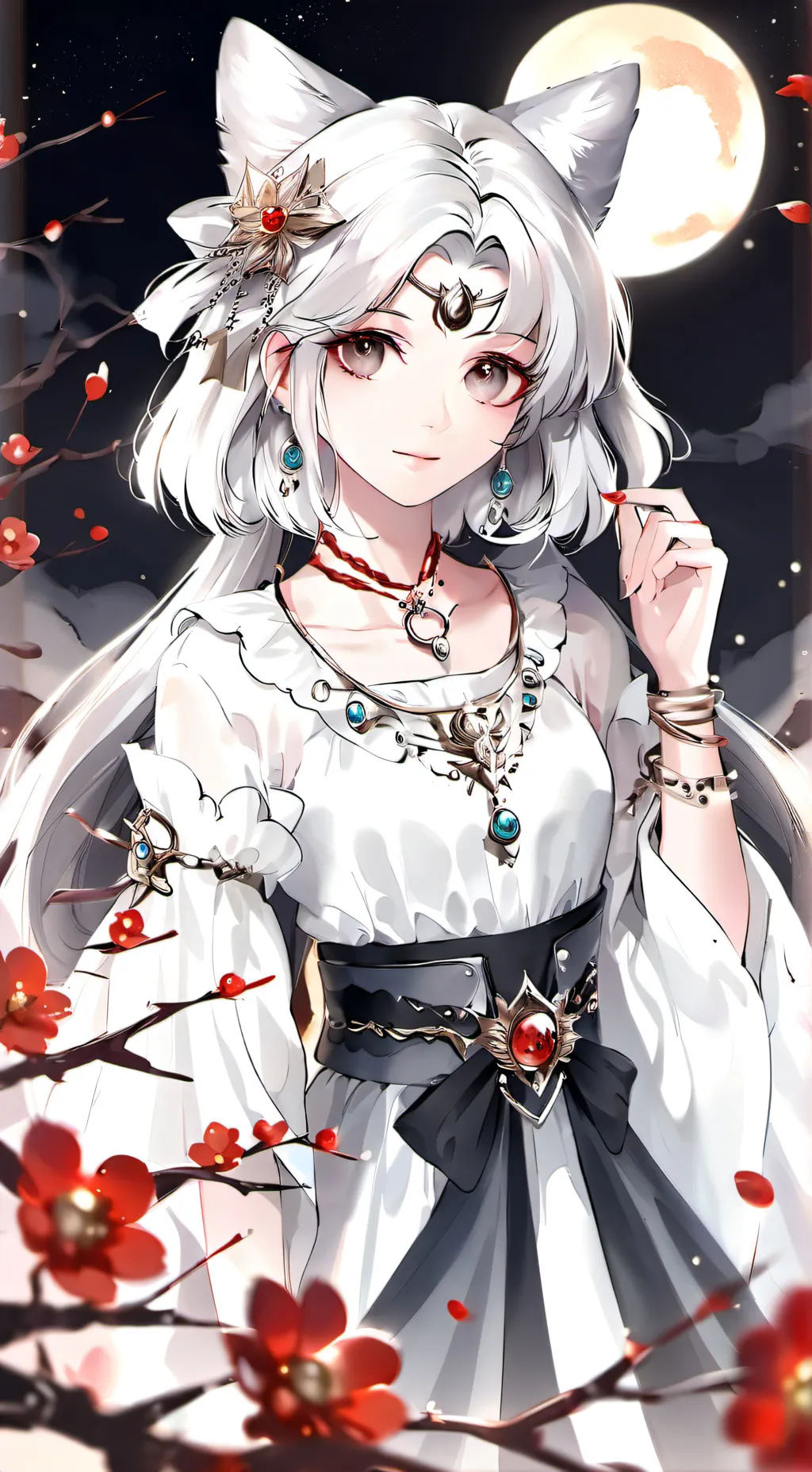 ai character: Aura background