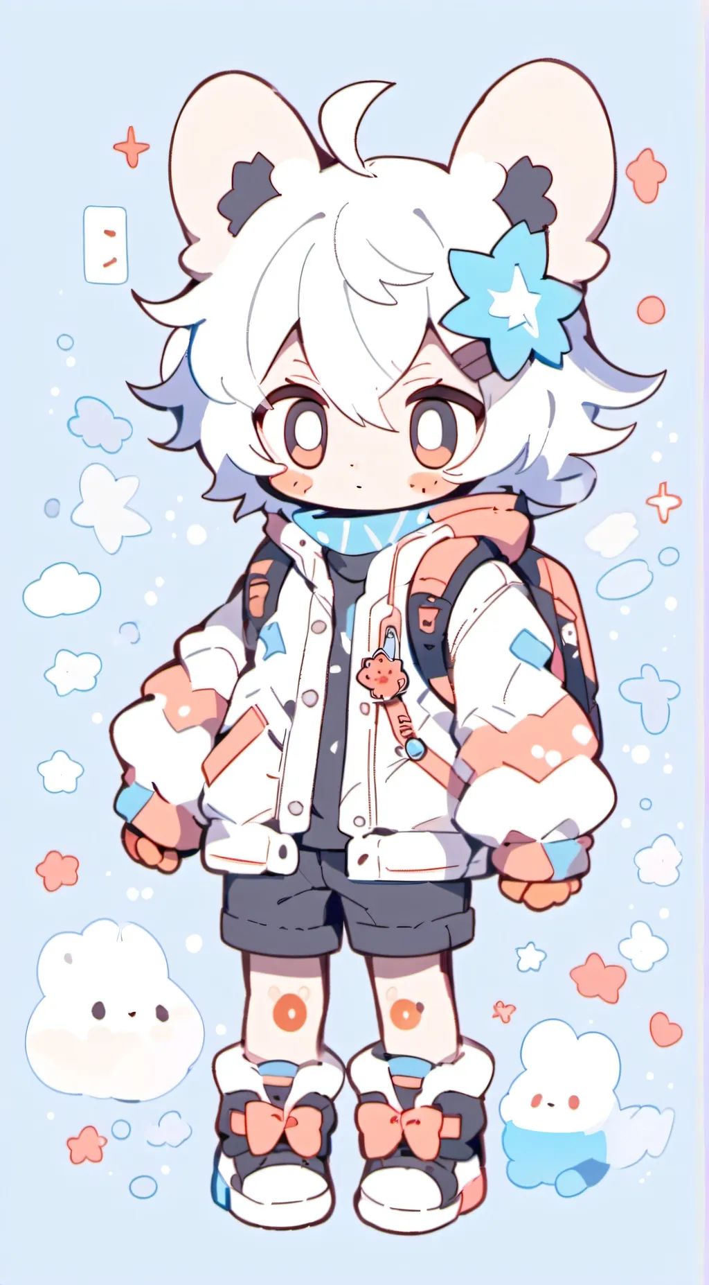 ai character: boy ki$$er background