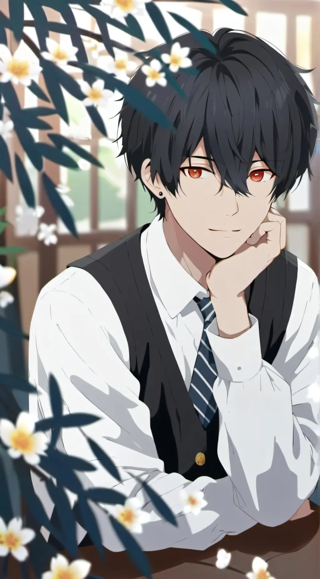 ai character: Senku background