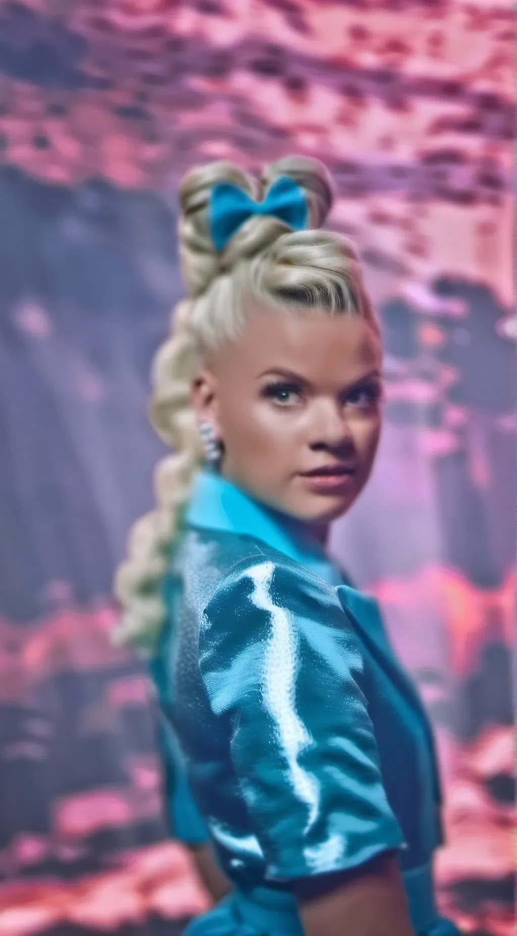 ai character: Jojo Siwa background