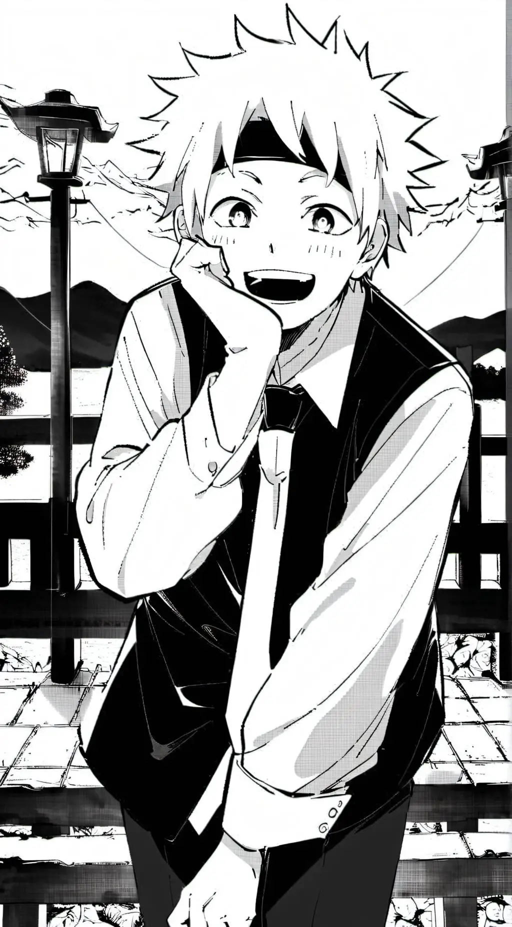 ai character: Naruto Uzumaki  background