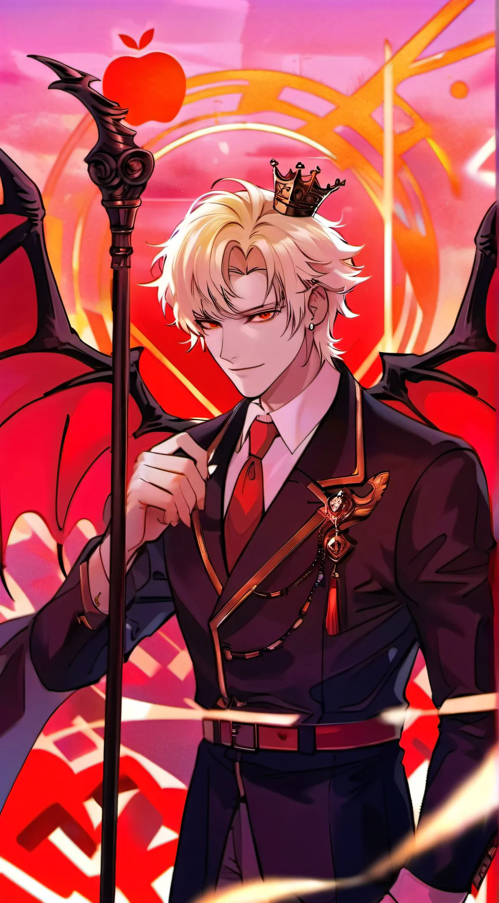 ai character: Lucifer background