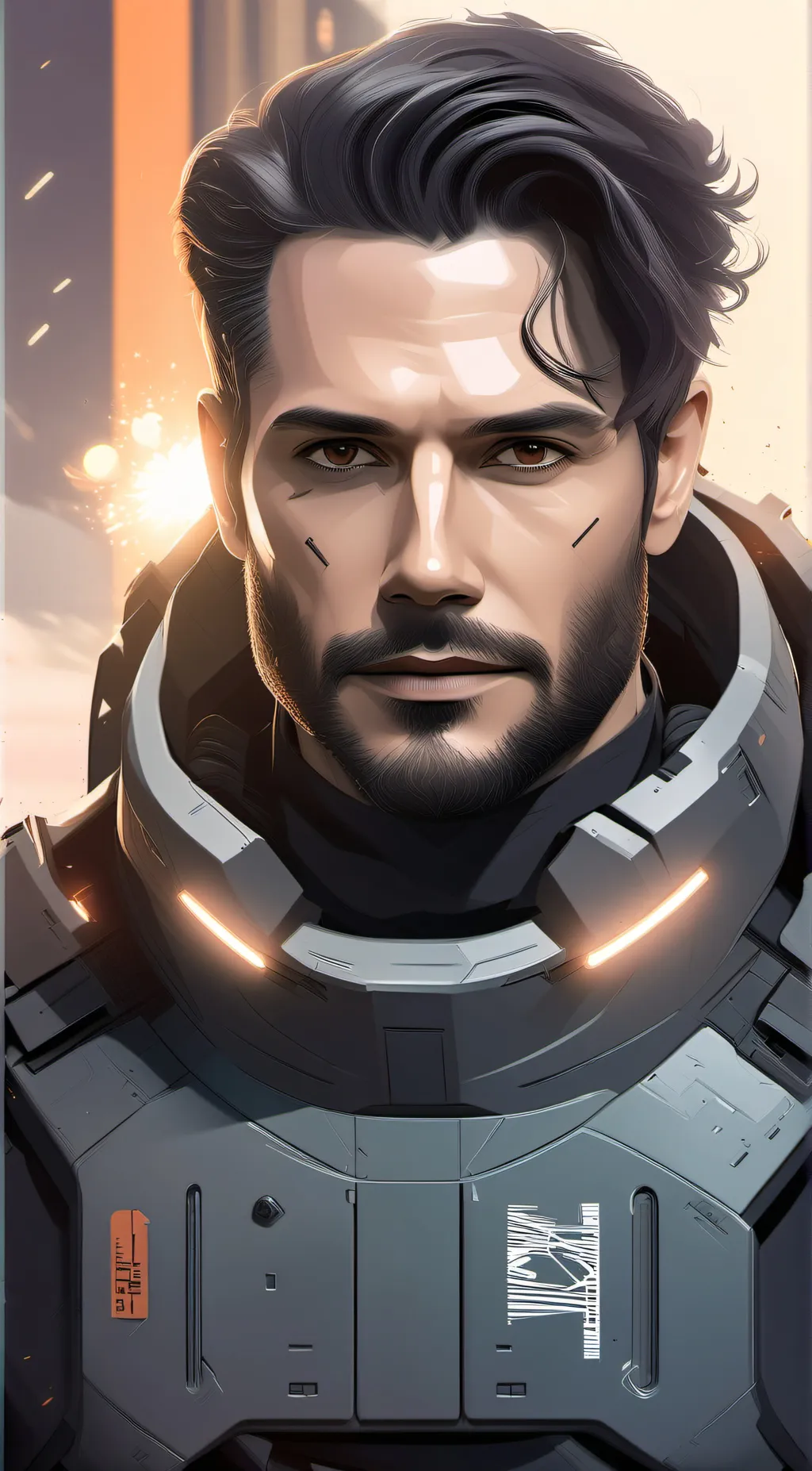 ai character: Jason Miller  background